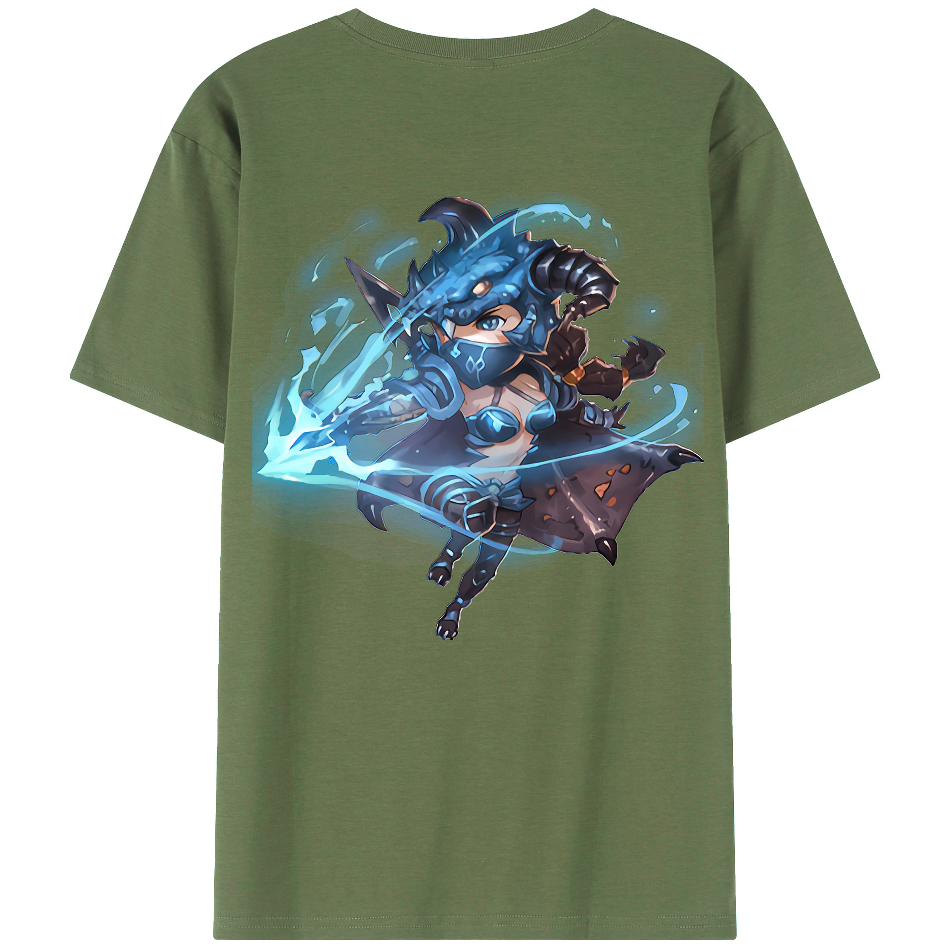 （画像用） リーグ・オブ・レジェンド League of Legends LOL 綿100％ メンズ半袖Tシャツ（バックプリント） 通気性